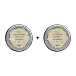 Foy Naturals: Coco Mint Moisturizing Lip balm with Coco Mango Lip Scrub