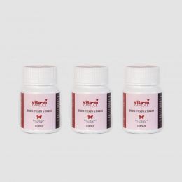 Butterfly Ayurveda: Vita-M - Boost Strength & Stamina ( Combo of 3) (Each - 30 Capsules)