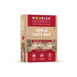 Nourish Organics: Apple Oats Bar - 180gm