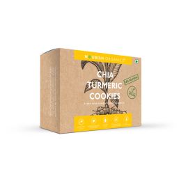 Nourish Organics: Chia Turmeric Cookies - 110 gm