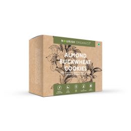 Nourish Organics: Almond Buckwheat Cookies - 120 gm