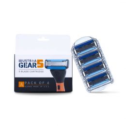 Ustraa: Gear5 Blade Cartridge for beard shaping - set of 4
