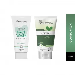 The Skin Story: Moringa Care Duo ( Face Wash + Face Pack)