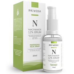 Priveda: Niacinamide Face Serum For Acne Marks And Acne Prone Skin For Men and Women - 30ml