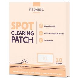 Priveda: Spot clearing Patch, Hydrocolloid Large Acne Pimple Patch Spot Treatment - 10 Patches