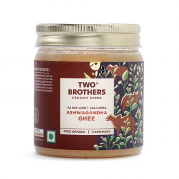 Two Brothers Organic Farms: Ashwagandha Ghee, A2 Cultured- 250 g