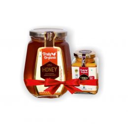 Truly Organic : Combo of Pure Honey & Organic Certified Turmeric - 1200 gm