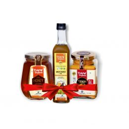 Truly Organic : Combo of Pure Honey, Organic Mustard Oil & Organic Turmeric