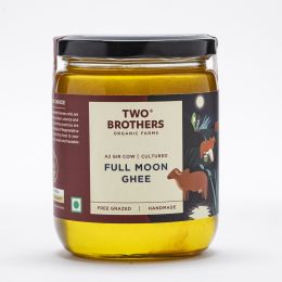 Two Brothers Organic Farms: Full Moon Cultured Ghee, Desi Gir Cow- 500 g