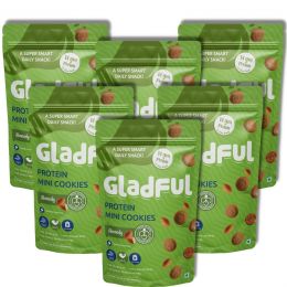 Gladful: Almondy Protein mini cookies for kids and families - 75 g x 6