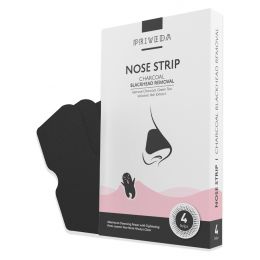 Priveda: Deep Cleansing Charcoal Nose Strip - Pack of 4