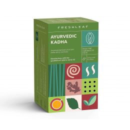 FRESHLEAF: Ayurvedic Kadha - For Sore Throat Prevention and Boosting Immunity - 20 Tea Bags ( Pack of 1 )