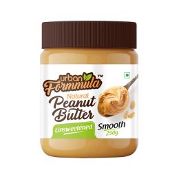 Urban Formmula: Unsweetened Peanut Butter Smooth - 250 gm