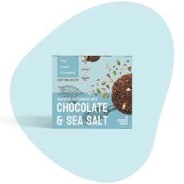 The Snack Company: Chocolate Sea Salt Cookies  210gm | Superfoods loaded Oat & Seed Cookies
