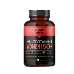 Zingavita: Multivitamin For Women 50+ With Essential Vitamin, Minerals & Herbs - 120 Tablets