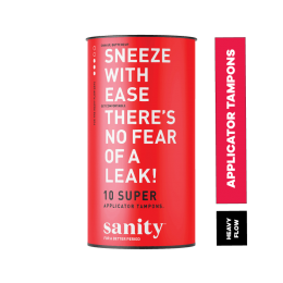 Sanity: Super Applicator Tampons - Pack of 10
