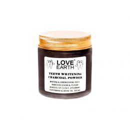 Love Earth: Charcoal Teeth Whitening Powder - 50gm