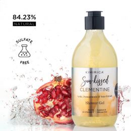 Kimirica: Sun-kissed Clementine Sulphate-free Shower Gel - 300ml