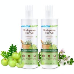 Mamaearth: Bhring Amla Hair Oil - 250ml, (Buy 1 Get 1 Free)
