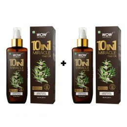 WOW: 10 in1 Miracle Hair Oil, 200 ml  (Buy 1 Get 1 Free)