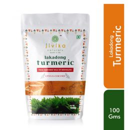 jivika naturals: Lakadong Turmeric Powder - 100 gm