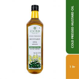 jivika naturals: Mustard Oil (Wood Pressed/Cold Pressed) - 1 Litre