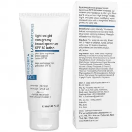 Fixderma Cosmetic Laboratories	: Light Weight SPF 80 Sunscreen - 50ml