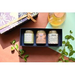Sukoon: Delectable Set - Set of Green Tea, Chocolate coated Nuts and Cookies