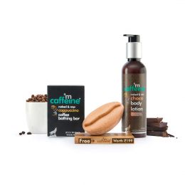 mCaffeine: Daily Cappuccino Bath Kit - 300gm