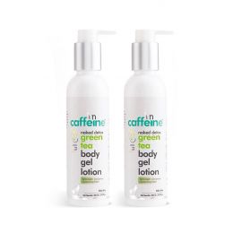 mCaffeine: Green Tea Body Gel Lotion - Pack of 2