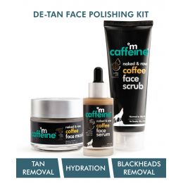 mCaffeine: Coffee De Tan Face Polishing Kit - 240gm
