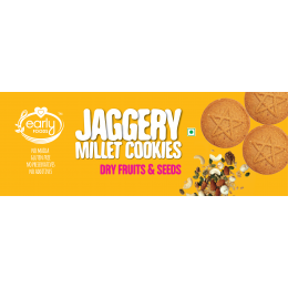 Early Foods: Dry fruits and Seeds Jaggery Cookies - 150 gm