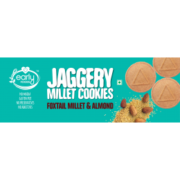 Early Foods: Foxtail Almond Jaggery Cookies - 150 gm