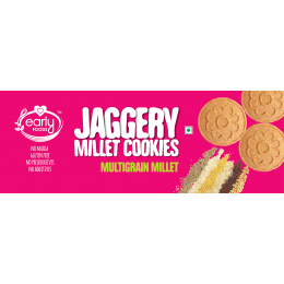 Early Foods: Multi-grain Millet Jaggery Cookies - 150 gm