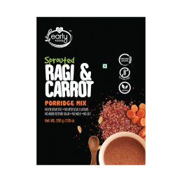 Early Foods: Sprouted Ragi Carrot Porridge Mix - 200 gm