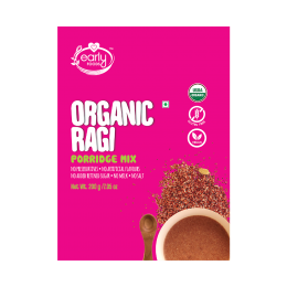Early Foods: Organic Sprouted Ragi Porridge Mix (Plain) - 200 gm