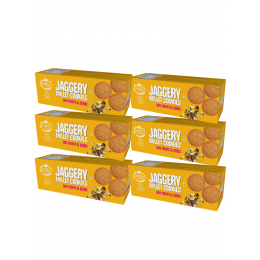 Early Foods: Pack of 6 - Dry Fruit & Seeds Jaggery Cookies