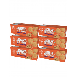 Early Foods: Pack of 6 - Jowar Almond Jaggery Cookies