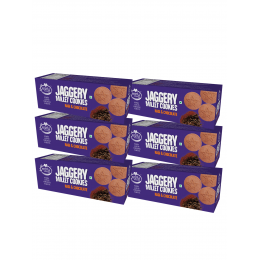 Early Foods: Pack of 6 - Ragi and Choco Jaggery Cookies