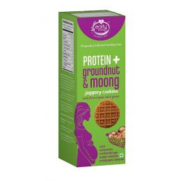 Early Foods: Moong & Peanut Jaggery Cookies - 150 gm