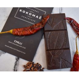 Kokomae: Belgain Dark Chocolate with Chilli - 50 gm