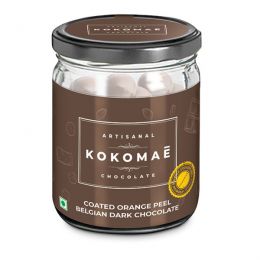 Kokomae: Orange Peel in Belgian Dark Chocolate - 70 gm