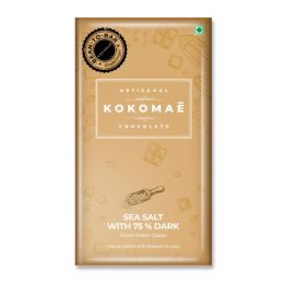 Kokomae: Indian Single Origin Sea Salt 75% Dark - 50 gm