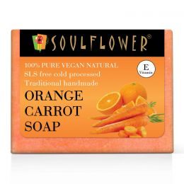 Soulflower: Orange Carrot Soap - 150g