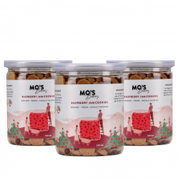MOS Bakery: Raspberry Jam Cookies - Pack of 3 - 200 gm each