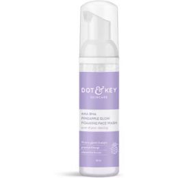 Dot & Key: AHA BHA Pineapple Glow Foaming Face Wash - 80ml