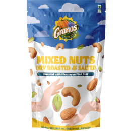 Granos: Mixed Nuts Dry Roasted & Salted - 100 gm