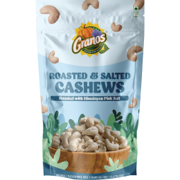 Granos: Roasted & Salted Cashews - 100 gm