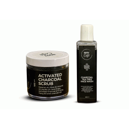 Bodycafe: Charcoal Scrub & Face Wash Combo