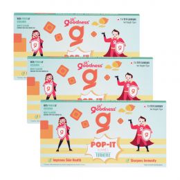 Lil'Goodness: Turmeric Gummies - Mint Flavour Lozenges - Pack of 3 - 30 gummies each